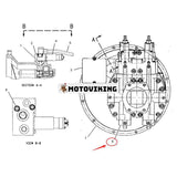 Hydraulpump 204-2701 för Caterpillar Engine C-9 grävmaskin CAT 330C