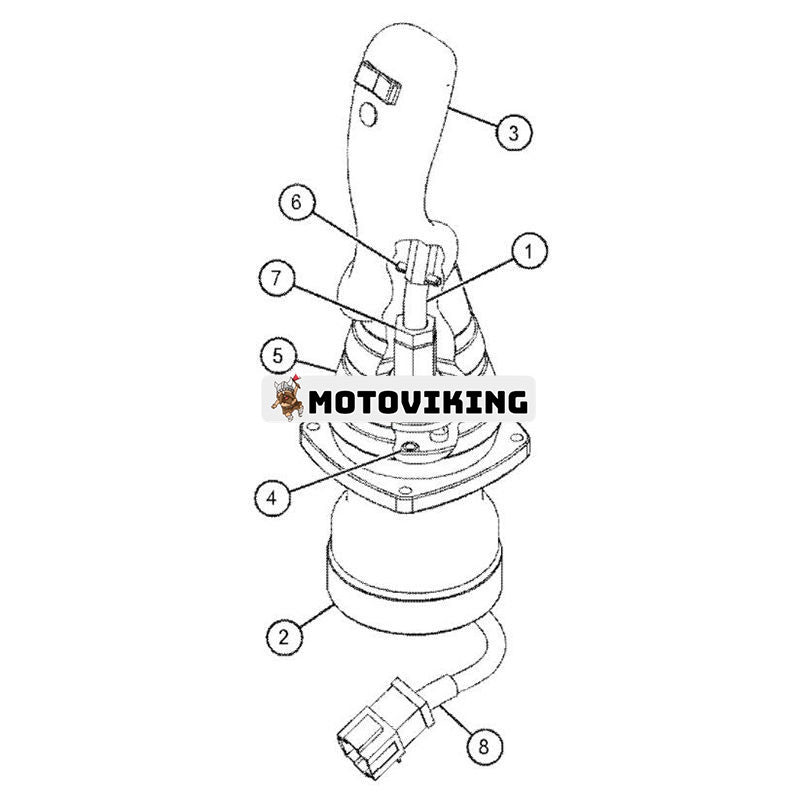 Joystick Kit 188-2420 för Caterpillar CAT 312B 318B 320B 365B 385B R1300 R1300G R1600 R1600G R1600H R1700G R2900 R2900G R3000H