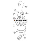 Joystick Kit 188-2420 för Caterpillar CAT 312B 318B 320B 365B 385B R1300 R1300G R1600 R1600G R1600H R1700G R2900 R2900G R3000H