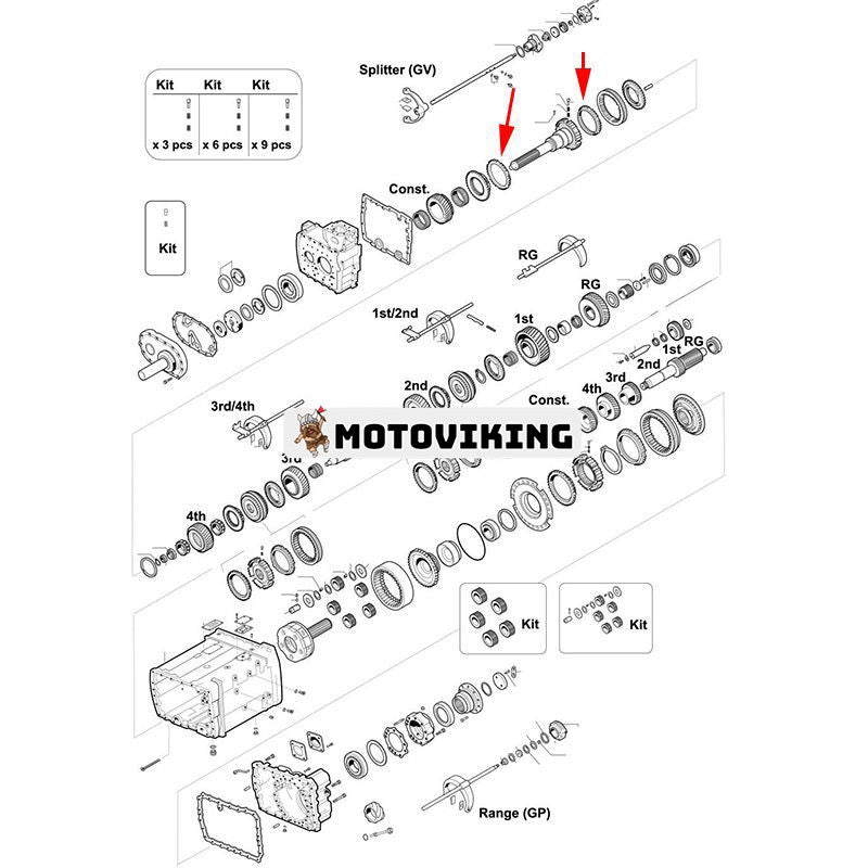 1 PC Synchronizer Ring 1295 304 004 för ZF Transmission 16K130 16S112 16K160 16K190