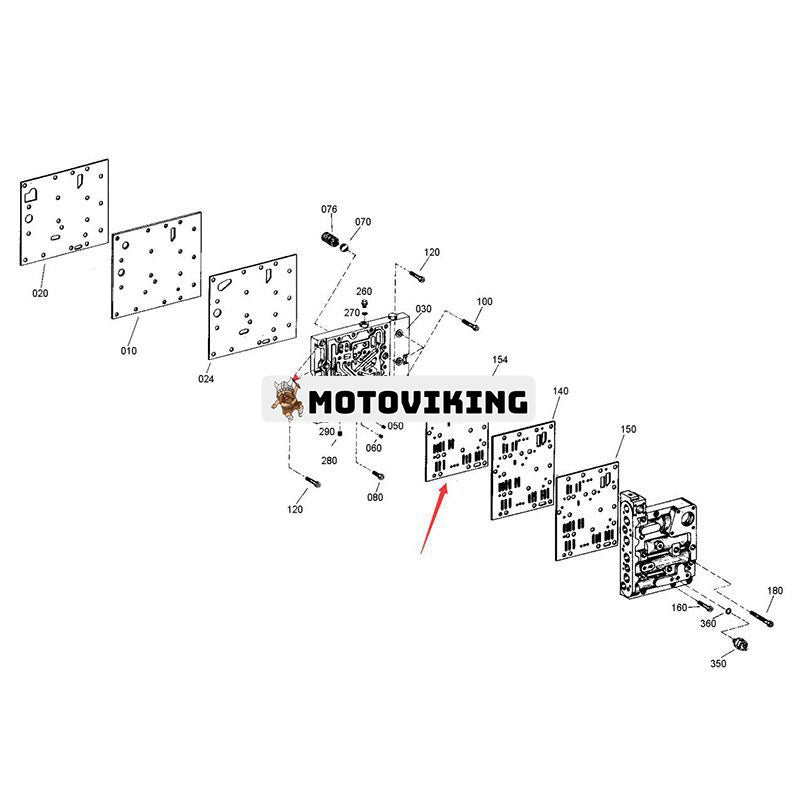 Tätningsdyna packning 4642306320 för ZF Transmission Växellåda 4WG180 4WG200 SDLG Hjullastare LG958L