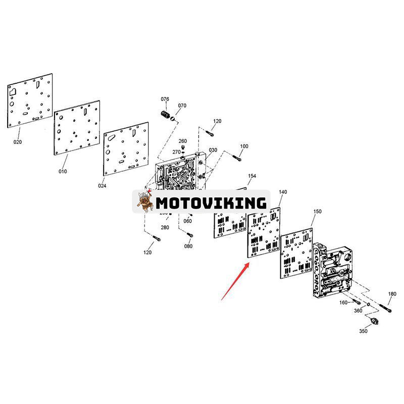 Tätningsdyna packning 4642306318 för ZF Transmission Växellåda 4WG180 4WG200 SDLG Hjullastare LG958L
