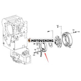 Bromsstav 0501003819 för ZF Transmission Växellåda 4WG180 4WG200 SDLG Hjullastare LG958L