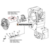 Stålkula & tryckfjäder 0635460029 0732041352 för ZF Transmission Växellåda 4WG180 4WG200