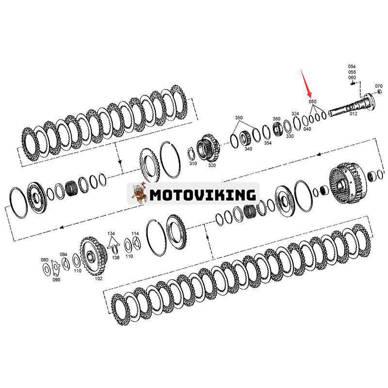 3 ST axeltätning 0734401106 för ZF transmissionsväxellåda 4WG180 4WG200