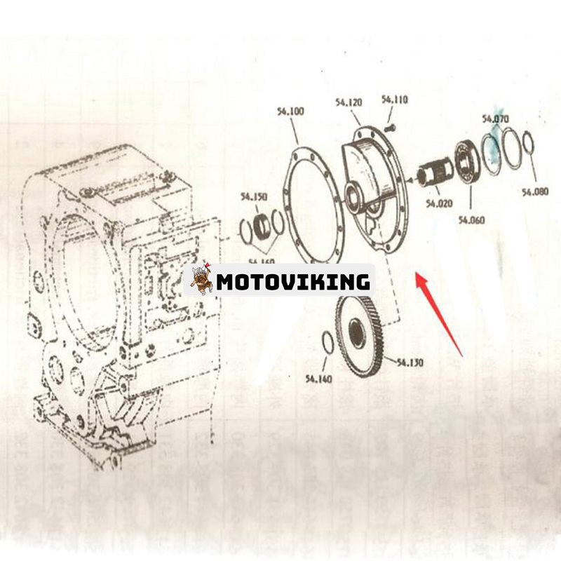 Utgångshus Hub 4644311067 för ZF Transmission Växellåda 4WG180 4WG200