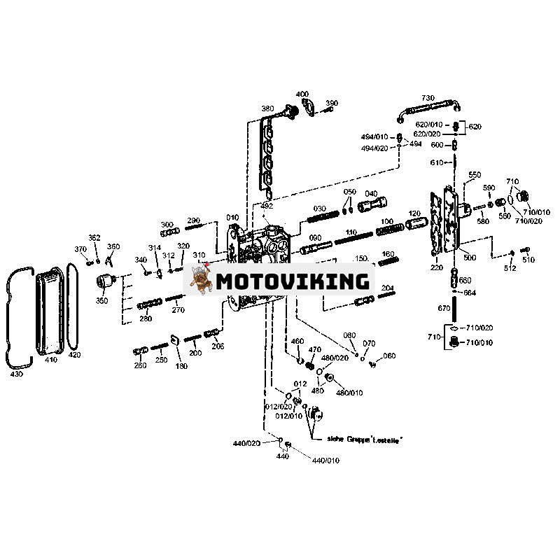 Styrventil 4644159347 för ZF Transmission 4WG200