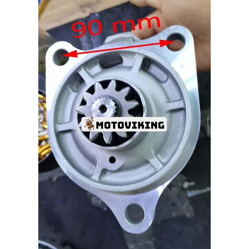 24V 11T Startmotor 28100-E0300 28100-2875 0365-602-0028 för Hino Engine P11C P11C-VC Kobelco Grävmaskin SK485-9