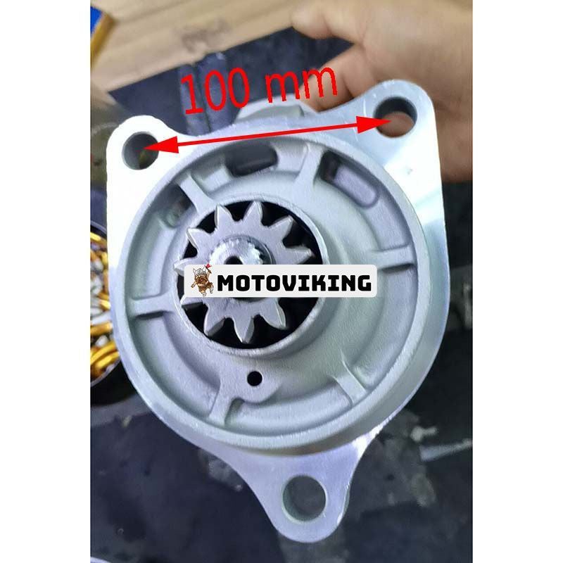 24V 11T Startmotor 28100-E0300 28100-2875 0365-602-0028 för Hino Engine P11C P11C-VC Kobelco Grävmaskin SK485-9