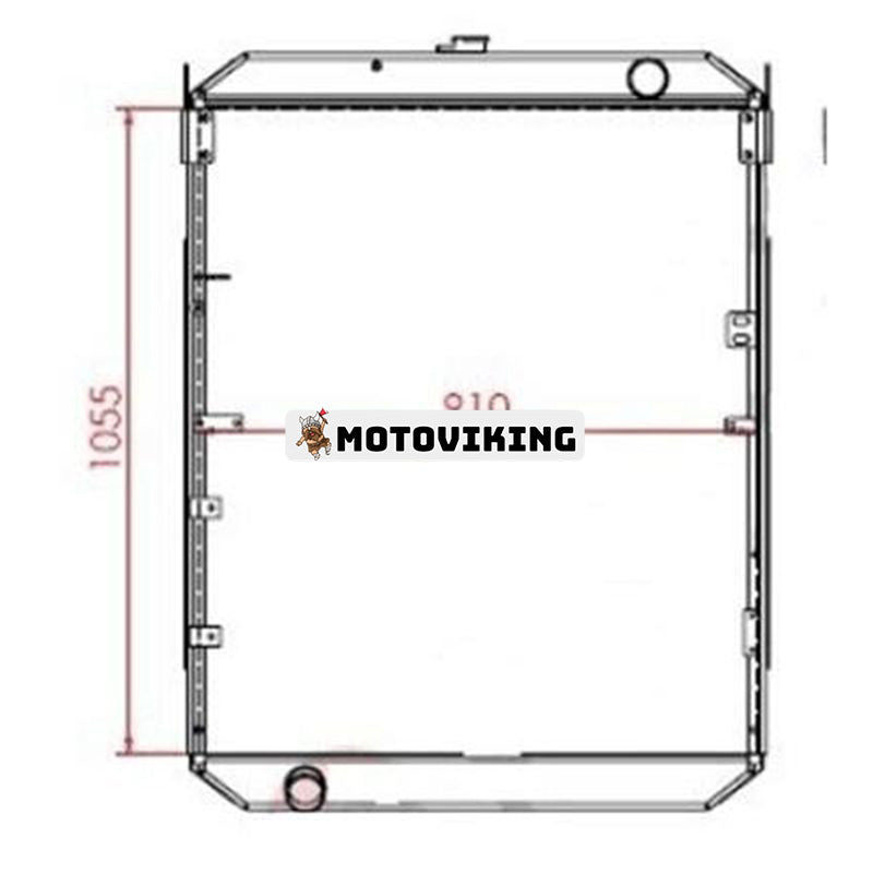 Kylare 421-03-31114 för Komatsu hjullastare WA430-5 WA430-5-SN WA470-5 WA480-5
