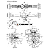 Bromsbeläggssats 1512628 för Caterpillar hjullastare CAT 902 906 906H 906H2 907H 907H2 908 908H 908H2