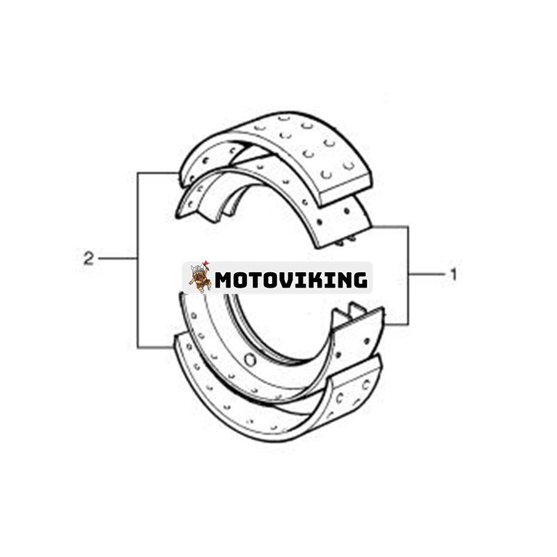 Bromsbeläggssats 3095177 för Volvo Truck F10 F12 F16 FH FH12 FH16 FL10 FL12 FL6 FL7 FM10 FM12 FM7 FM9