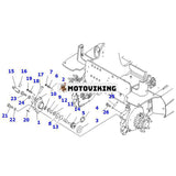 Bromscylinder 3BA-30-75210 för Komatsu AE50 AM50 FB09H-18-12-A FB15G/18G-12-A FB20A-12-A FB20M-12-A FB20MF-12-A