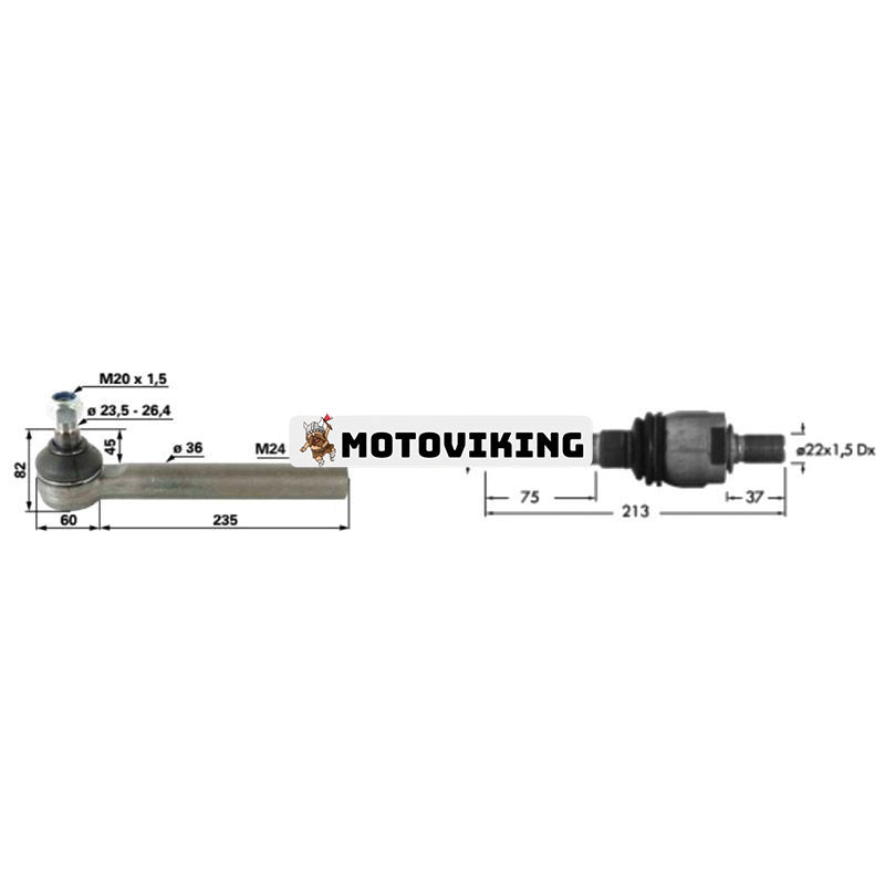 Eftermarknad Terex 6193675M91 Volvo 11709455 Carraro 132751 123153 Agco VA132751 053832R1 Parallellstagsmontering