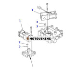 Magnetventil 3EC-15-38510 för Komatsu FD33N-7 FD35N-7 FD35/40-7 FD45-7 FD50A-7 FD70-7 FG70-7 FD80HD-7