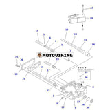 Magnetventil DC71G3010000 för Komatsu Gaffeltruck FG20-12 FG20-14 FD20-12 FD20-14 FG30-12 FG30-14 FD30-12 FD30-14