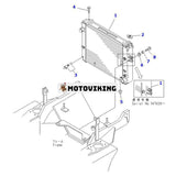 Kylare 3EB-04-31550 för Komatsu Engine 4D94E Gaffeltruck FD10-15-17 FD10C-17 FD18-16 FD18-17 FD20-25-14 FD30-14 FD30J-12