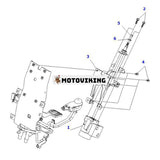 Styrventilenhet 3EB-34-51510 för Komatsu gaffeltruck FD30-16 FD20/25-16 FD35A-16 FD30N-16 FG35A-16 FG30-16 FG20H/25H-16