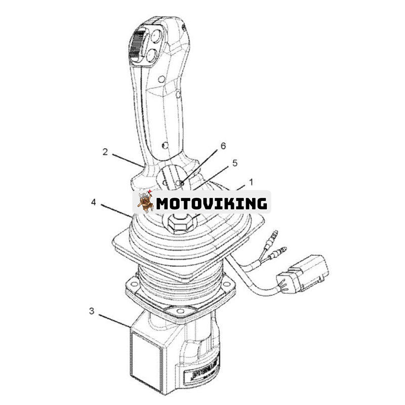 RH kontrollhandtag 506-5273 för Caterpillar CAT 312F 312E 320E 324E 329E 336F 340F 349F 374F 390F