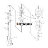 Pilotventil 187-0521 för Caterpillar grävlastare CAT 420D 430D 432D 442D