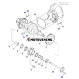 Bromstrumma 3EB-21-42230 för Komatsu Forklift BX50 FD20/25-15 FD30-15 FD30-17 FG20/25-15 FG30-16 FG30H-15