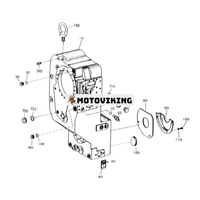 Täckplåt 4644301007 för Komatsu Doosan Daewoo hjullastare MEGA300 MEGA 250-III 300-III