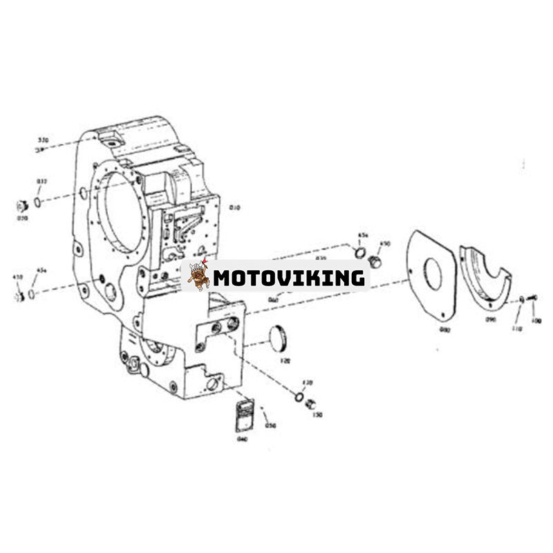 Täckplåt 4644301192 för Doosan Daewoo hjullastare MEGA300 MEGA 250-III 300-III