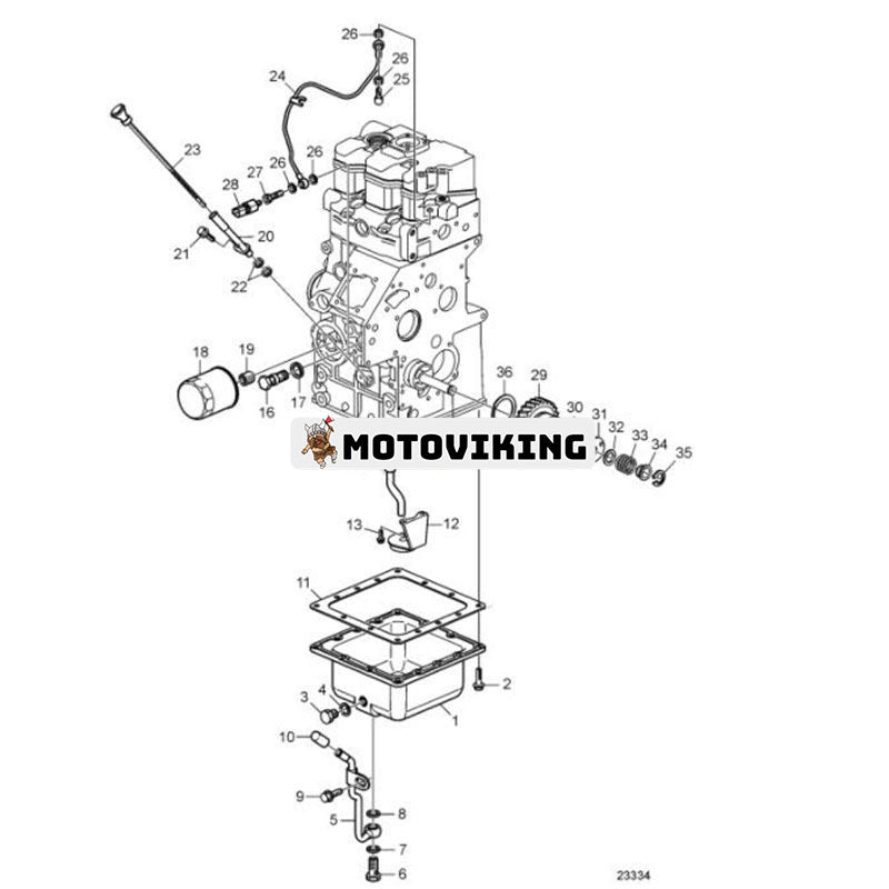 Tryckbrytare 21250645 för Volvo Penta motor D1-13 D1-13B D1-20 D2-55 D2-55B D2-55C D2-75 D2-75B D2-75C