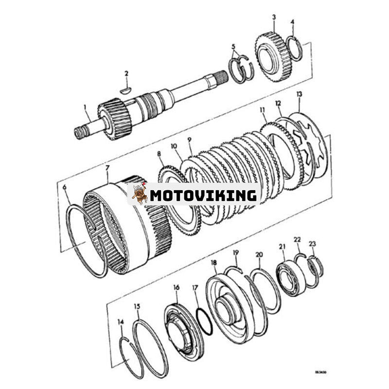 13 ST Disc 04/500231 & 04/500230 för JCB Grävlastare 3C-2WD 3CX-2WD