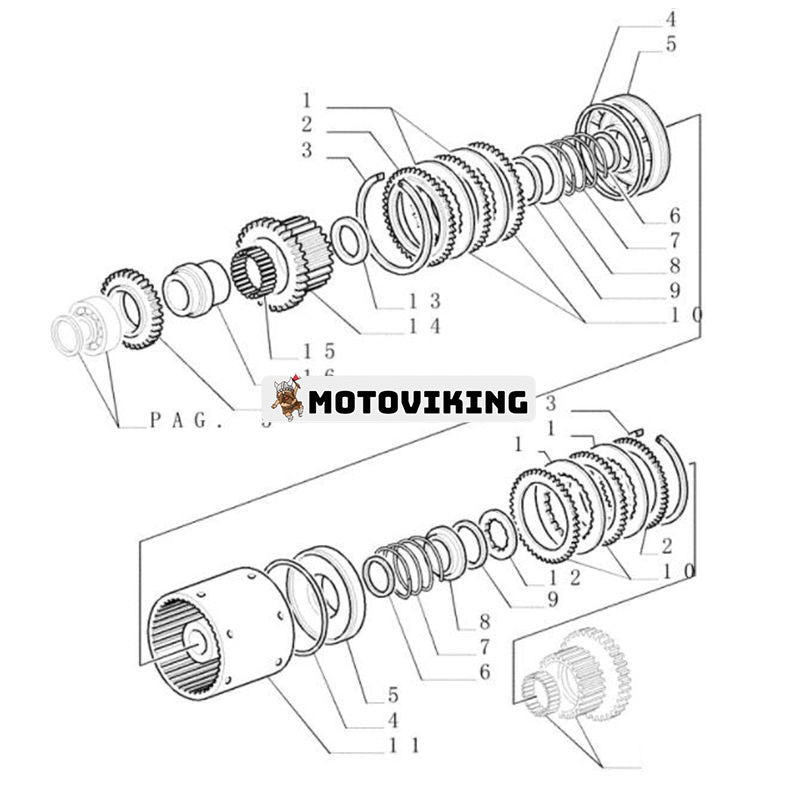 10 ST Kopplingsplatta 5137544 för New Holland Tractor 4835 5635 65-90 6635 80-90 L65 TL100 TL70 TL80 TL90