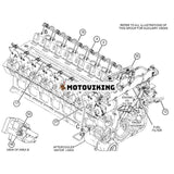 Adapter 7C7682 för Caterpillar Engine 3508 3512B 3516B Grävmaskin CAT 5130 5130B Hjullastare 994D 994F 994H 994K