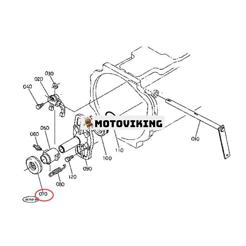 Utlösningslager 08490-00001 för Kubota traktor L2050DT L2250DT L235 L2350F L245F L2500F L2501H L275 L2800F L35 L355SS L285P