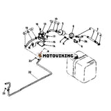 Bränslepump 68371-51210 för Kubota grävmaskin KH-41 KH-51 KH-61 KH-90 KH-91 KX101 KX151 traktor G3200 G4200 G5200H