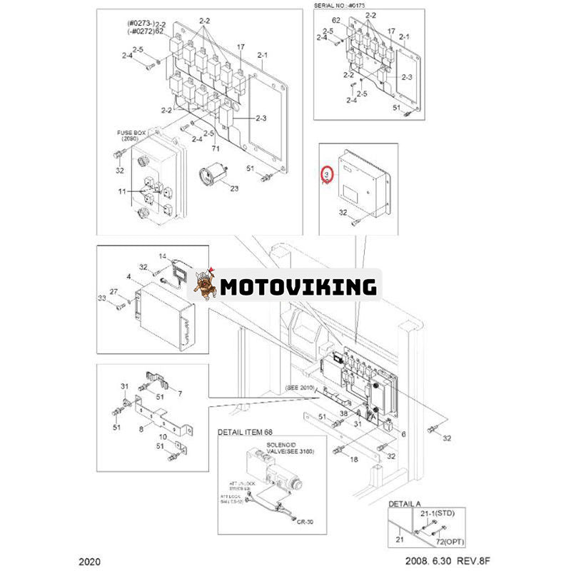 Styrenhet MCU 21LB-40101 för Hyundai hjullastare HL730-7 HL730TM7 HL740-7 HL740TM-7 HL757-7 HL757TM7 HL760-7 HL770-7