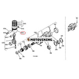 +0,5 mm kolvsats 16060-21910 för Kubota Engine D1105 V1505 Grävmaskin KX41-2 KX61-2 KX71-3 KX91-2