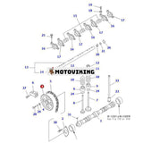 Kamaxeldrev 13024-FY500 för Nissan K21 K25 motor L02 CPL02 CP1F2 Komatsu FCG25-4 FG20C-14 FG28T-8 gaffeltruck