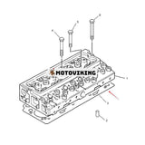 Cylinderhuvudspackning 1850885 för Caterpillar Engine 3054B Grävlastare CAT 416D 424D Teleskoplastare TH210 TH215