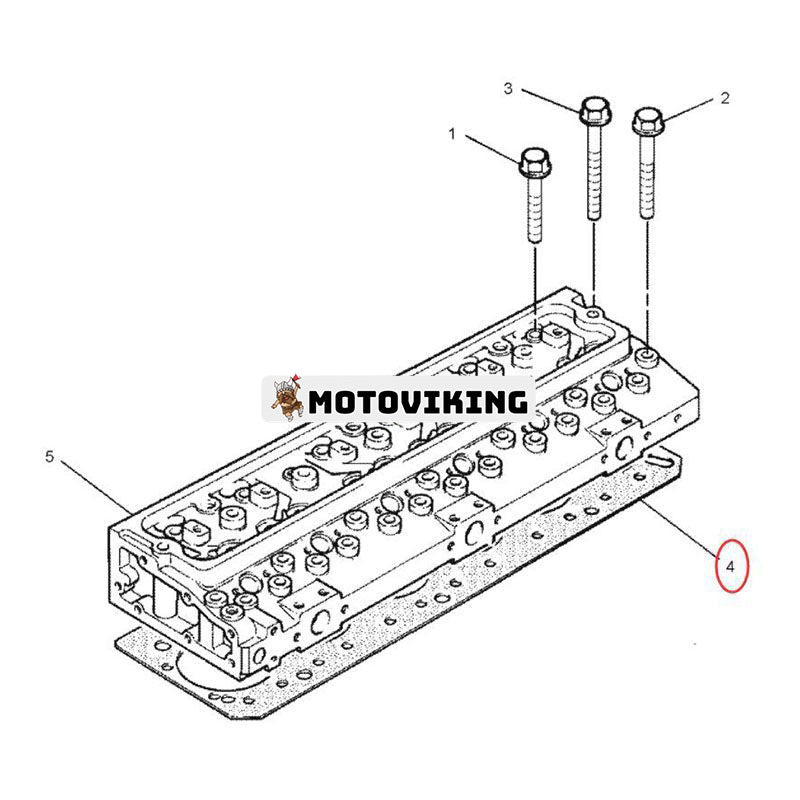 Cylinderhuvudspackning 2400205 för Caterpillar Engine 3056 Hjullastare CAT 924G 924GZ 930G M316C M318C M322C