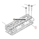 Cylinderhuvudspackning 2400205 för Caterpillar Engine 3056 Hjullastare CAT 924G 924GZ 930G M316C M318C M322C