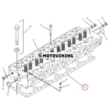 Topplockspackning 1077832 för Caterpillar Engine 3116 Grävmaskin CAT M318 M320 M325B 320B 322B 325B