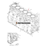 Topplockspackning 2271204 för Caterpillar CAT Engine C15 C18 Grävmaskin 365C 374D 385B 385C 390D Lastbil 770 772