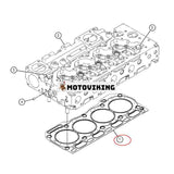 Topplockspackning 3108520 för Caterpillar CAT Engine C4.4 Grävmaskin 318D2 313D2 320 M313D M315D M315D2 M317D2