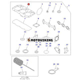 Cylinderhuvudspackning YM119812-01330 för Komatsu Engine 3D80-1 3D82AE-3E Grävmaskin PC27MR-2 PC27R-8