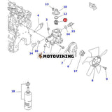 Termostat YM119260-49801 för Komatsu Engine 3D68E-3K