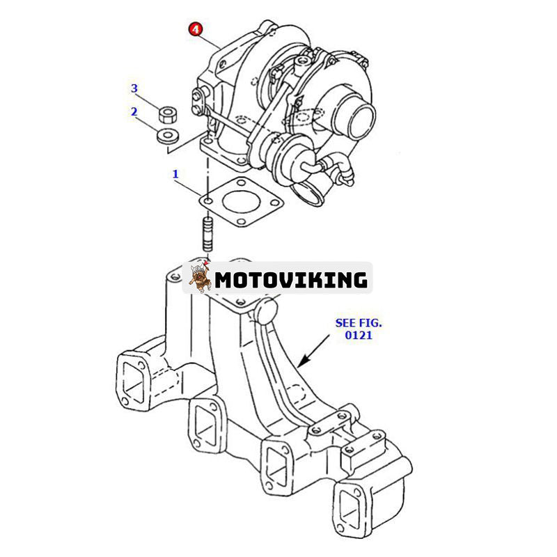 Turbo RHB5 Turboladdare YM123910-18010 för Komatsu 4D106T motor WB97S-2 WB93R-2 WB97R-2 WB150PS-2 WB150-2 WB150-2N