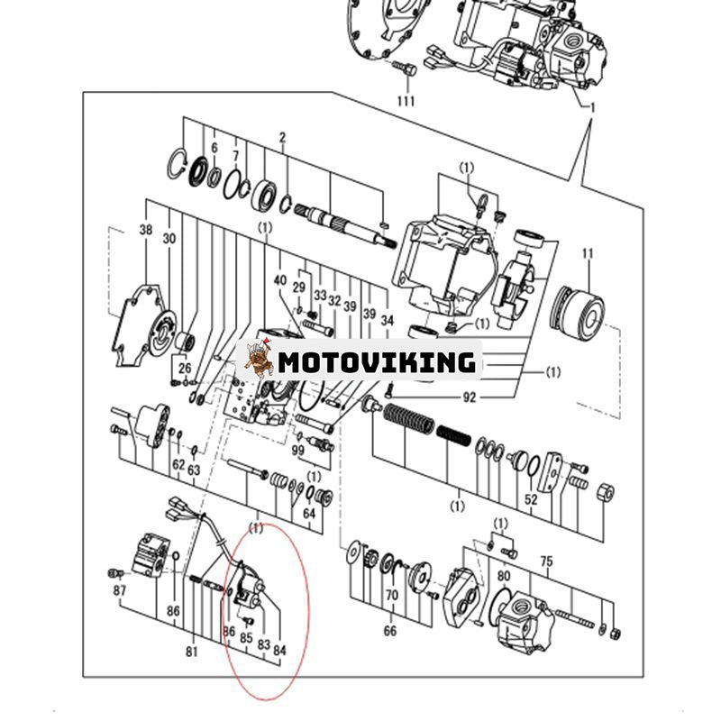 12V magnetspole 172456-73580 för Yanmar Grävmaskin VIO70 VIO75A VIO20