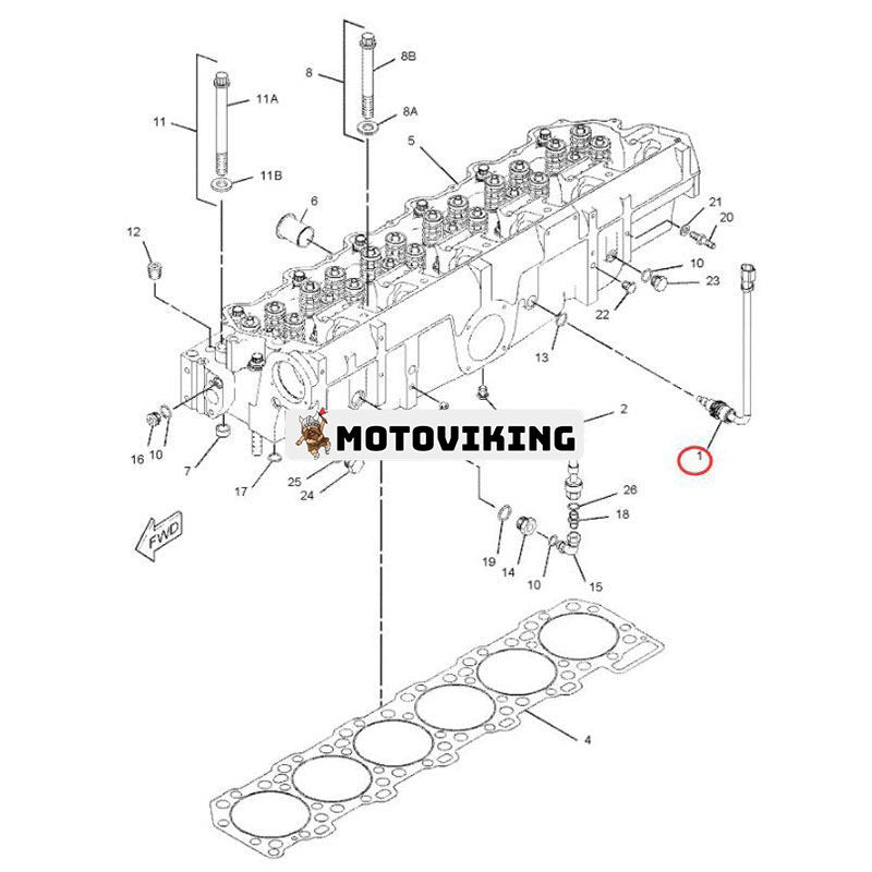 Temperatursensor 107-8618 för Caterpillar CAT Engine 3126 3406E Grävmaskin 320D 321C 329D 345B 365B 385B
