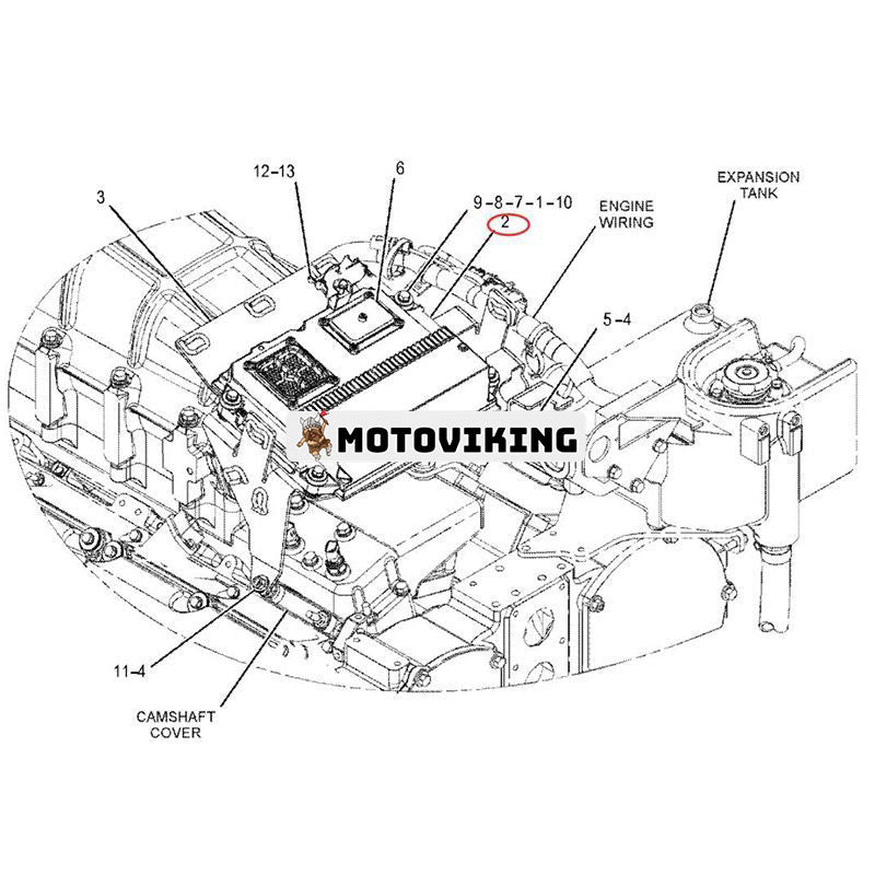 Styrenhet 372-2900 för Caterpillar CAT Engine C18 C13 Truck 773F 775F 777C 777D 777F