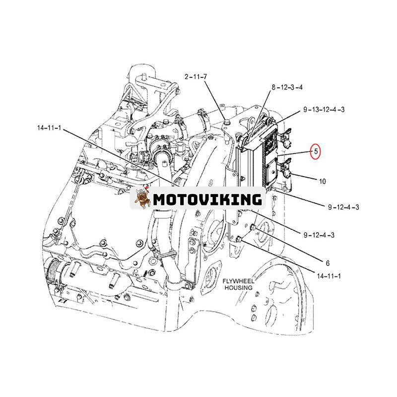 Styrenhet 417-6011 för Caterpillar CAT Engine 3512C 3516B Lastbil 773G 775G 777G 789D 797 797B Traktor D10T2 D11T