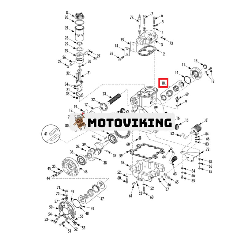 Axeltätning 22-899 för Thermo King Kompressor D214 X214 Transportkylning KD MD T-serien